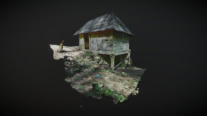 Watermill, Trnovac Glinski, Croatia, EU 3D Model