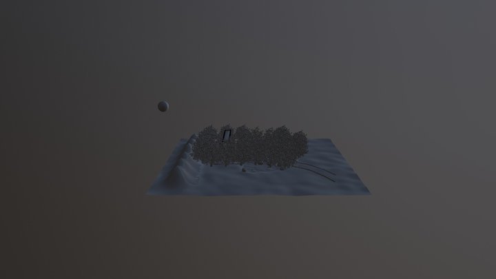 Cherry Blossom Environment 3D Model