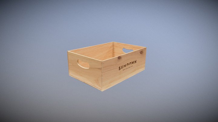 Sundown Crate 3D Model