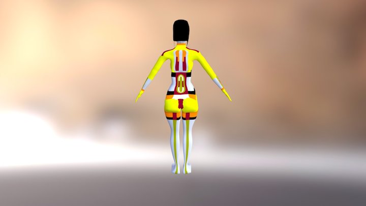 YUKI MAYA CHARACTER DESIGN 3D Model