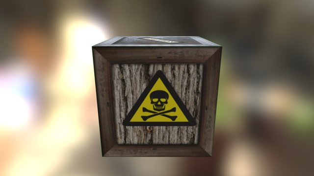 Crate 3D Model