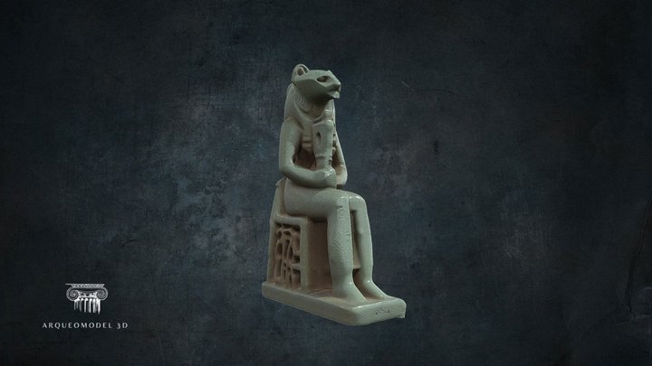 Sakhmet Amulet - The MET | USA | IA Design – Modello 3D gratuito STL