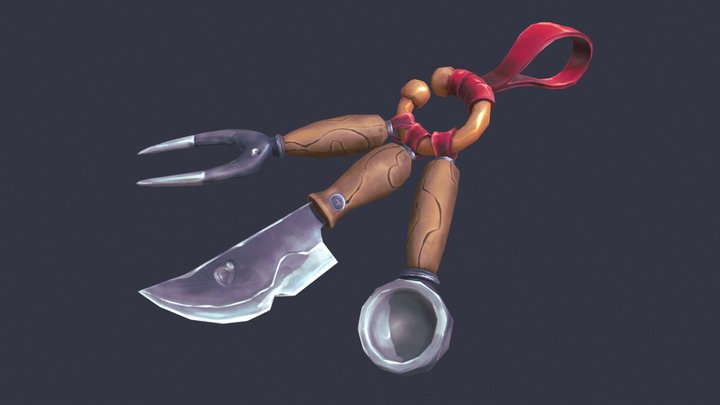 Stylized Asset 3D Model