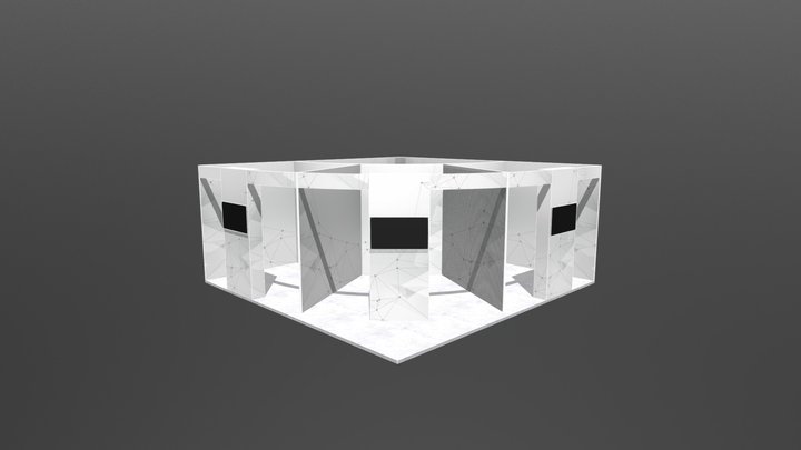 Exhibition stand T3 3D Model
