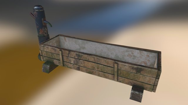 Trough 3D Model