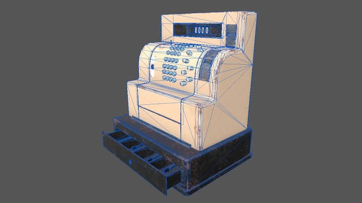 Cash Register 3D Model