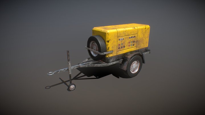 Generator Trailer – Kostenloses 3D-Modell STL