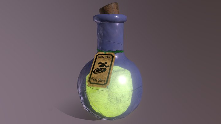 Potion Bottle 3D Model