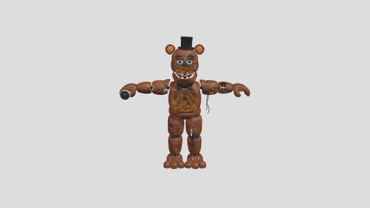 Withered Freddy 3D Model