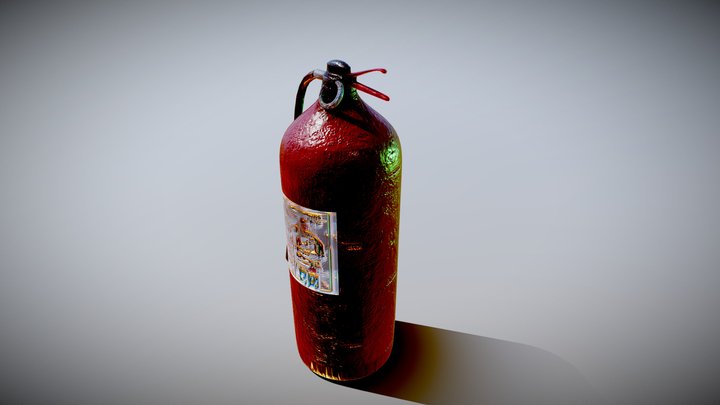 Old Fire Extinguisher – Free 3D Model STL