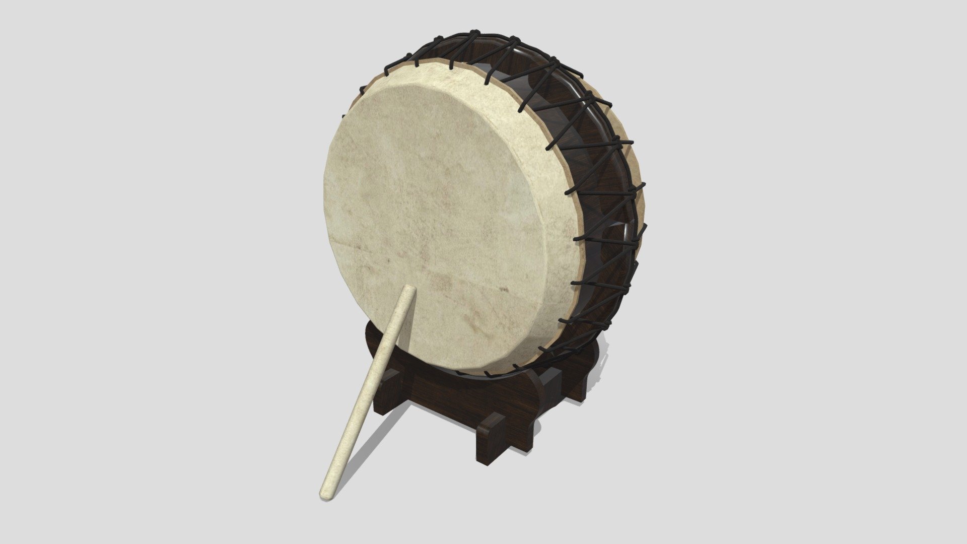 korean drum 02 - Buy Royalty Free 3D model by digikstudio [c07f341 ...