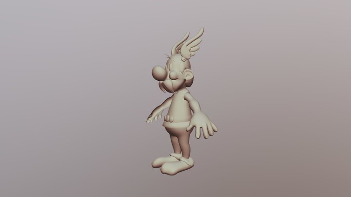 Old Man 3D Model