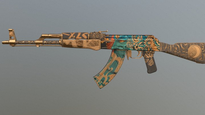 AK-47 | djinn 3D Model