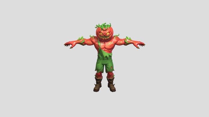 Vinebound Pumpkin Warrior 3D Model