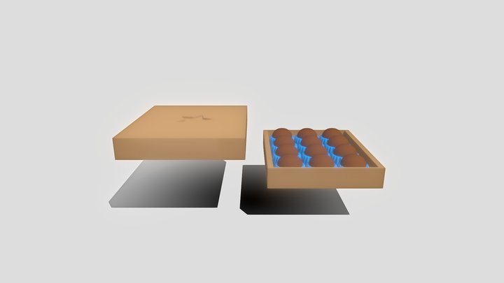 Box of chocolate – Modello 3D gratuito STL