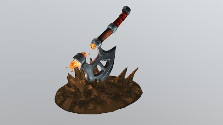 Axe FlixArts FuoxCreative 3D Model
