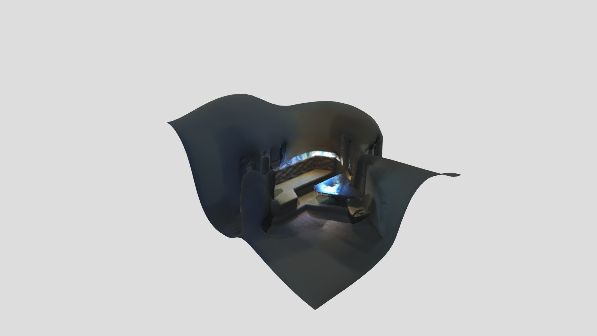 3D scan of a desk