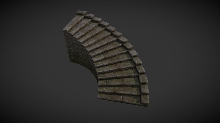 Spiral Stairs 3D Model