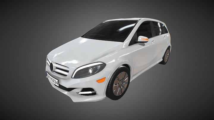 Mercedes Benz B Class Electric 3D Model