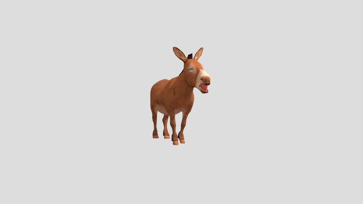 Brown Horse (Ice Age Village) – Modello 3D gratuito STL
