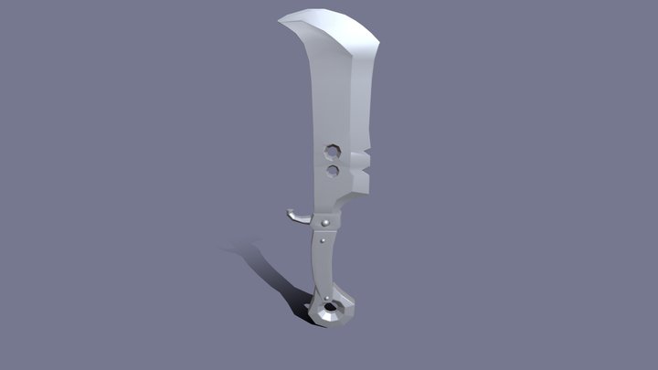 Huge_sword_butcher Modeled by (Reajon Baker) 3D Model