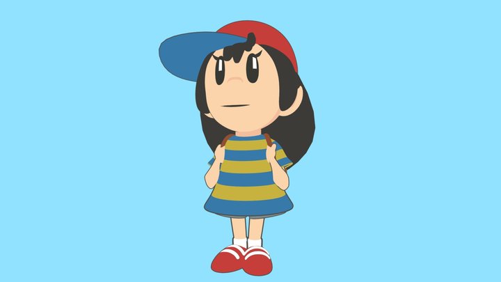 Female Ness - Earthbound