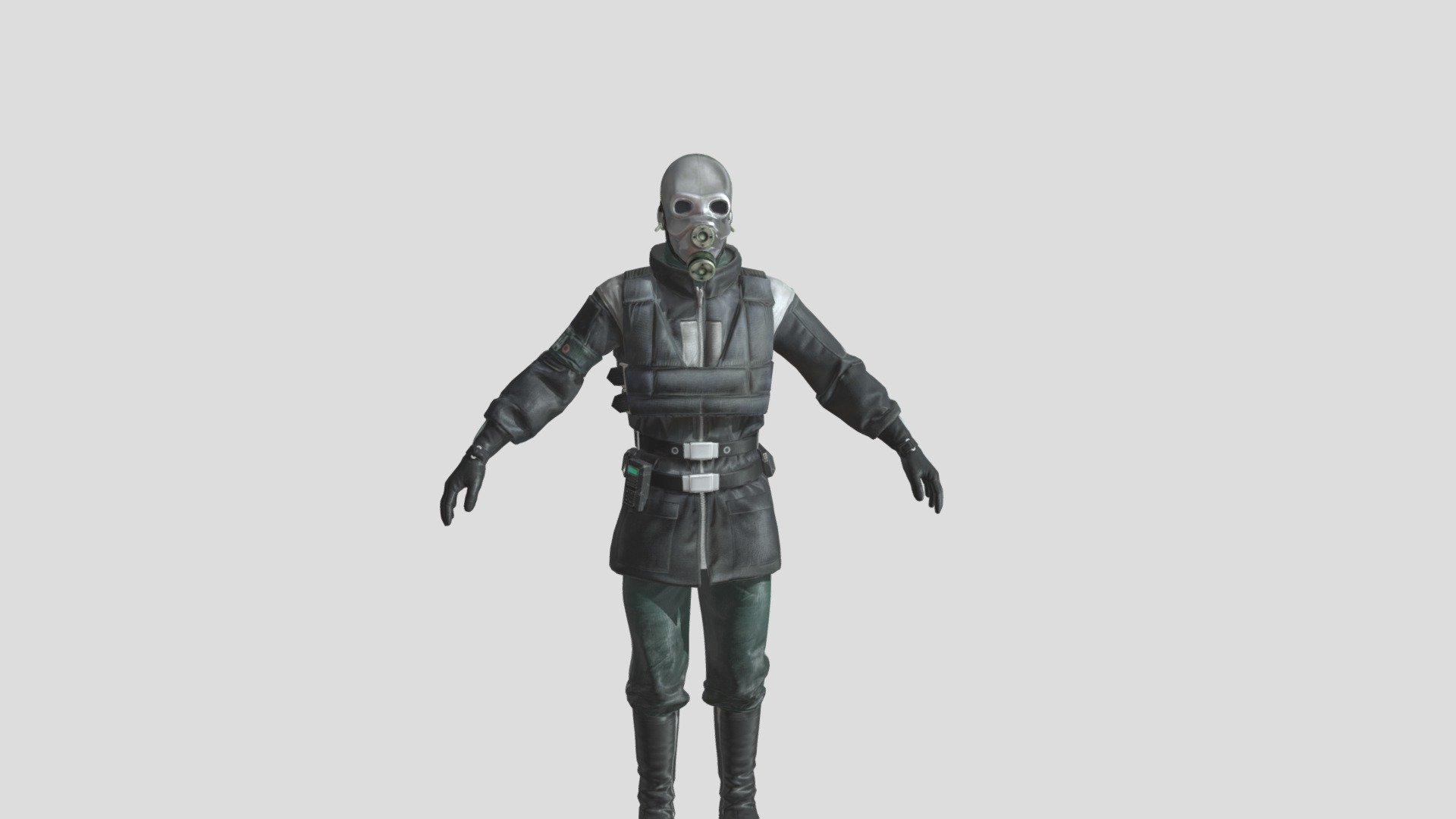 Half-life Alyx Metrocop - Download Free 3d Model By Spartan Operador 