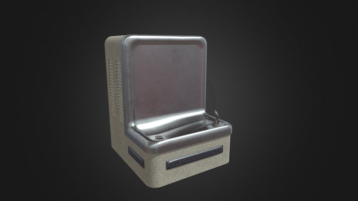 Old Drinking Fountain 3D Model