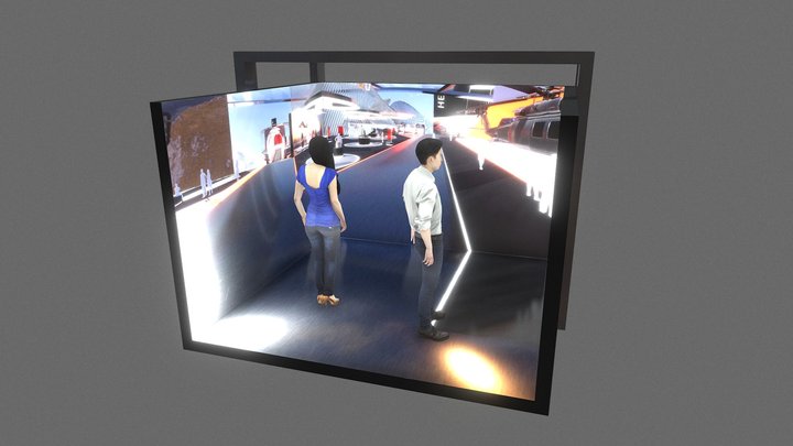 CAVE Projection Directe 3D Model