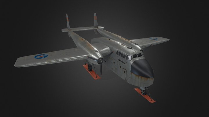Airplane C87 3D Model