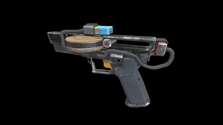 CRYPT Handgun 3D Model