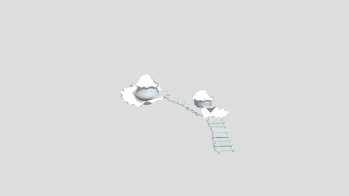 Village Houses 3D Model