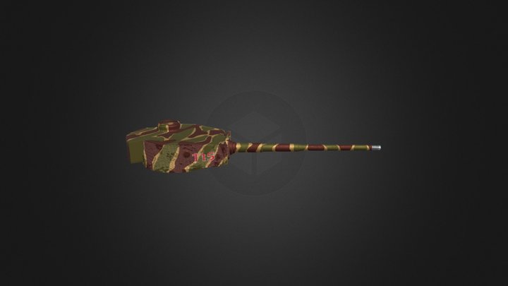 Tiger tank Turret 3D Model