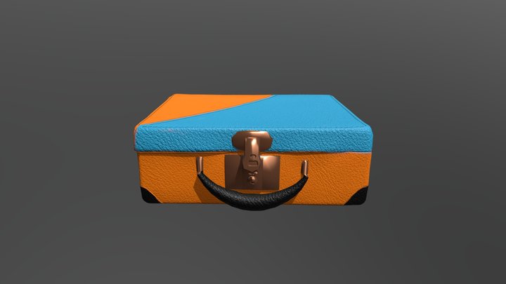 designed suitcase 3D Model