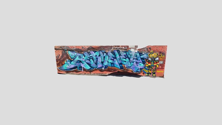 Berkeley bukue kufu Graffiti 3D Model