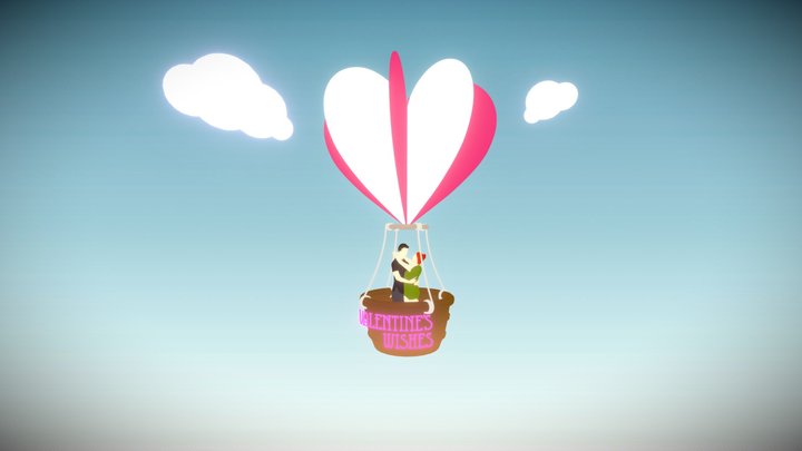 Valentine's Wishes 3D Model