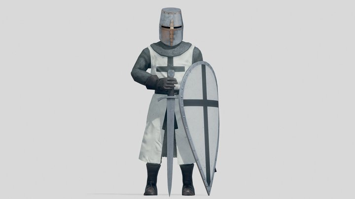 Teutonic Knight 3D Model
