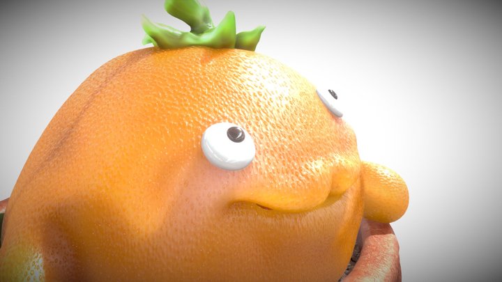 Kumquat Man 3D Model