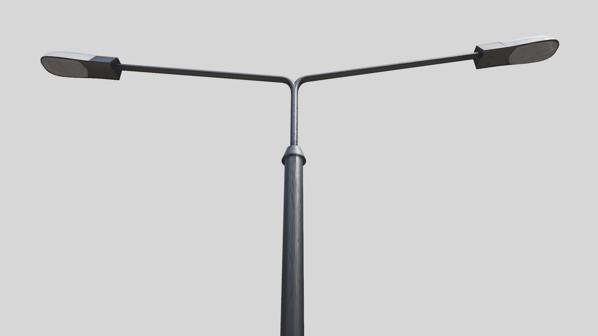 3D model Lamp Post 8 (street lights) - This is a 3D model of the Lamp Post 8 (street lights). The 3D model is about shape.
