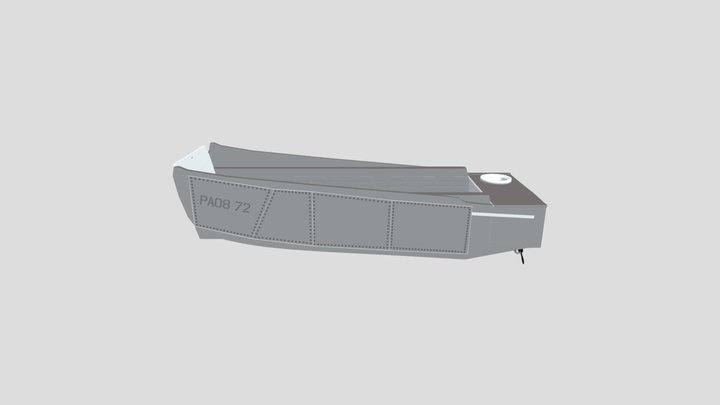 Higgins Boat 3D Model
