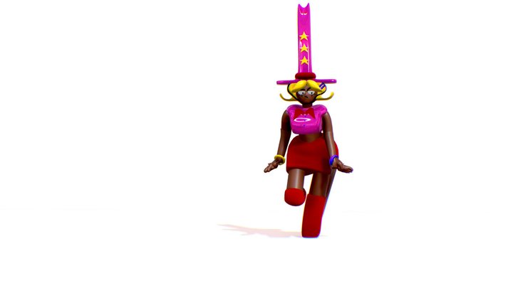 Cowgirl☆ﾟ.*･｡ﾟ 3D Model