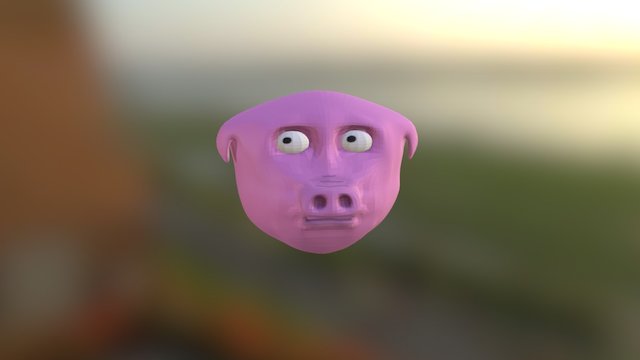Tête de cochon 3D Model