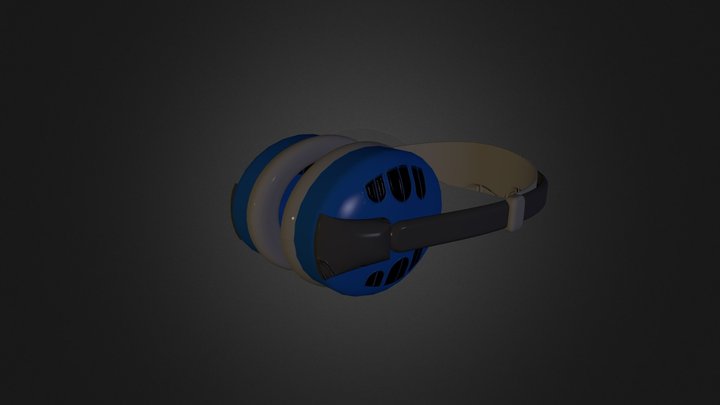 headphones with lights 3D Model