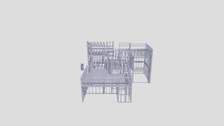 충무공동 스틸골조 3D Model