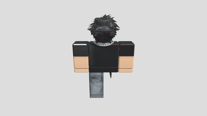STL file ROBLOX avatar boy with sword and blocky head 👦・3D