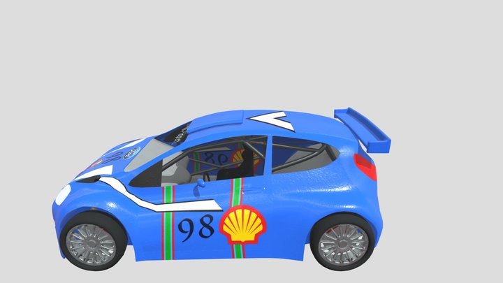 Ford Fiesta S2000 3D Model