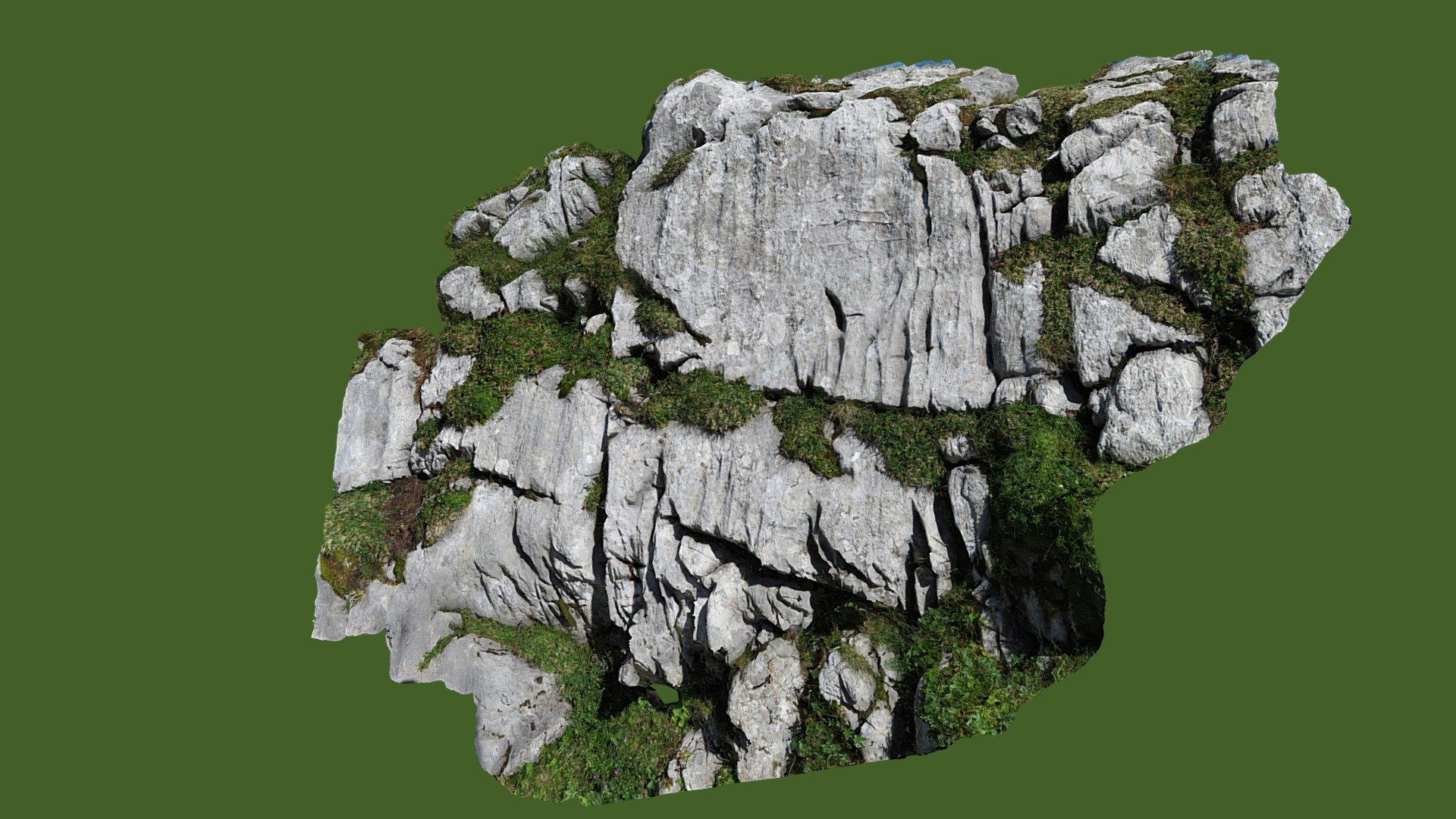Rillenkarren in limestone, Austria