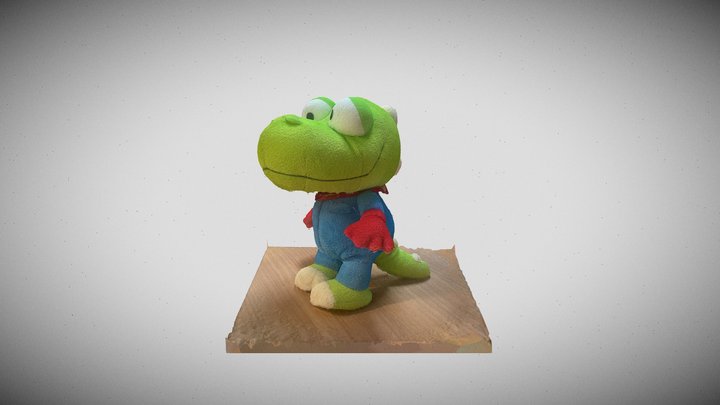 하린이가 좋아하는 크롱 3D Model