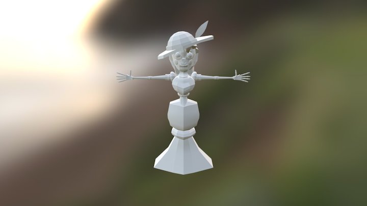 Little Lady Viola 3D Model