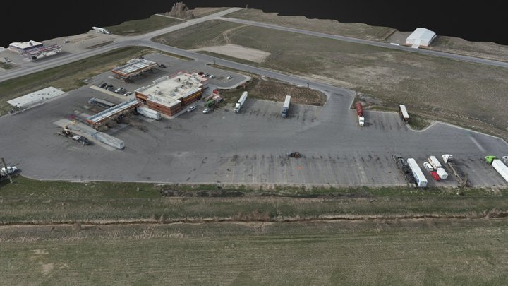 Loves Truck Stop Hardin MT--4-24-2023 3D Model